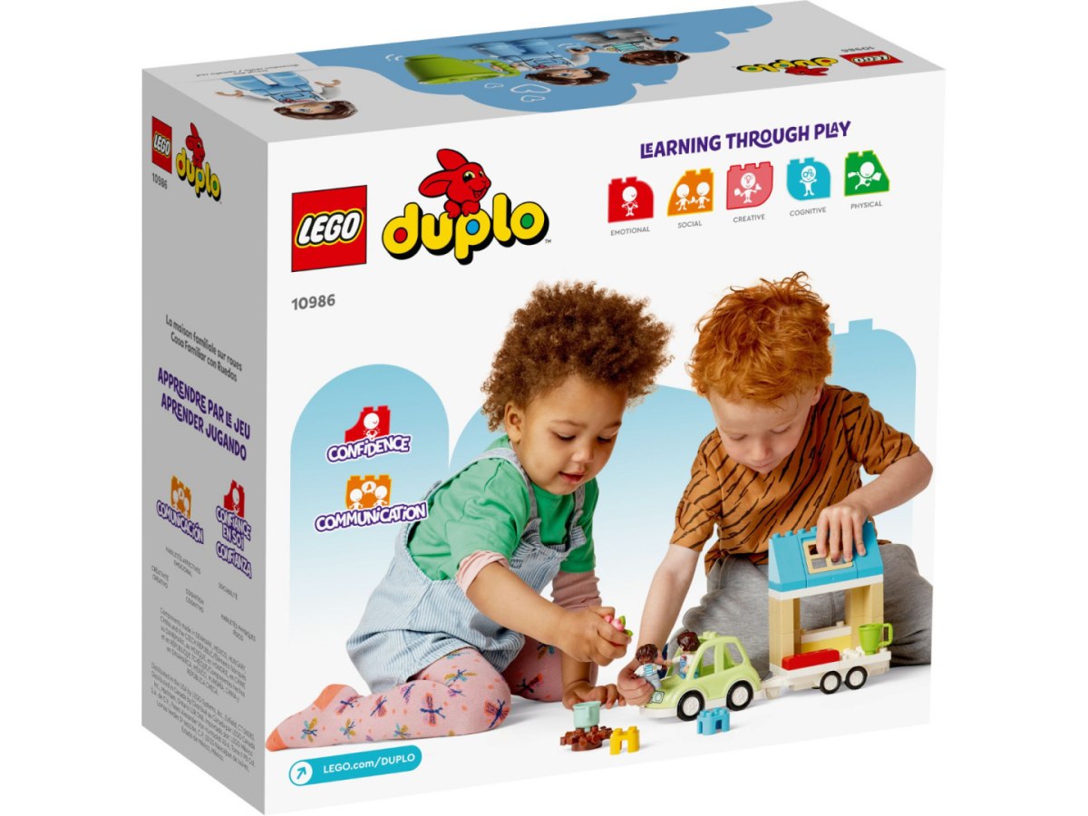 LEGO 10986 DUPLO Dom rodzinny na kółkach