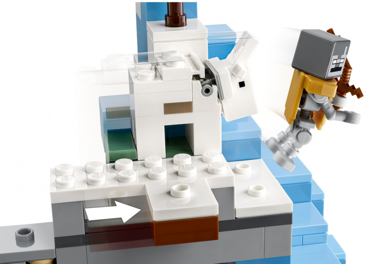 LEGO 21243 Minecraft Ośnieżone szczyty