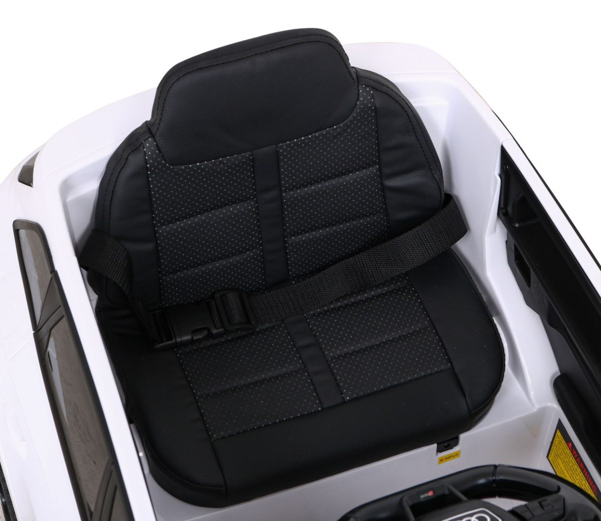 Audi RS 6 Elektryczny Samochodzik dla dzieci Biały + Pilot + Koła EVA + Wolny Start + Audio LED
