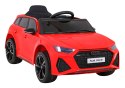 Audi RS 6 Elektryczny Samochodzik dla dzieci Czerwony + Pilot + Koła EVA + Wolny Start + Audio LED