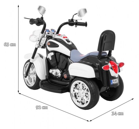 Motorek Chopper NightBike Biały Motorek Chopper NightBike Biały