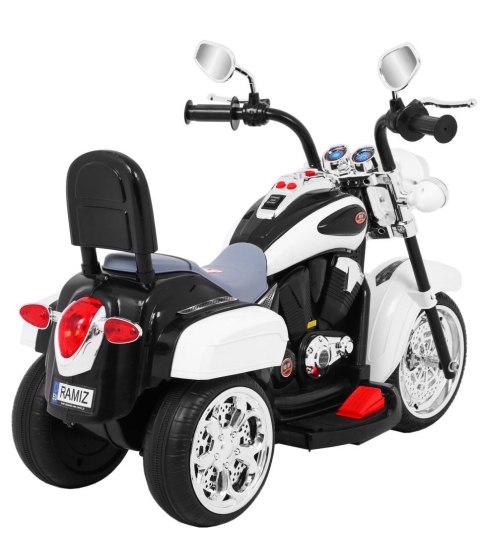 Motorek Chopper NightBike Biały Motorek Chopper NightBike Biały