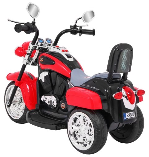 Motorek Chopper NightBike Czerwony Motorek Chopper NightBike Czerwony
