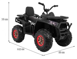 Pojazd Quad ATV Desert Czarny