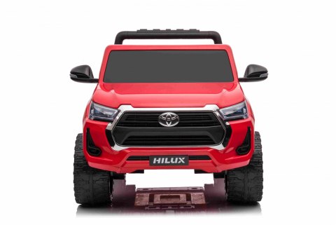 Toyota Hilux na akumulator dla dzieci Czerwony Pickup + Napęd 4x4 + Pilot