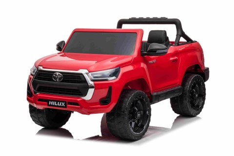 Toyota Hilux na akumulator dla dzieci Czerwony Pickup + Napęd 4x4 + Pilot