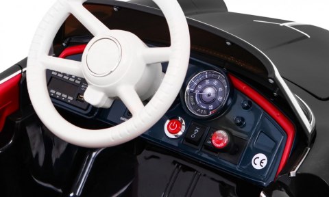 Autko BMW 507 Retro elektryczne dla dzieci Czarny Roadster