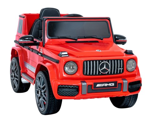 Mercedes AMG G63 dla dzieci Czerwony + Pilot