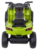Quad ATV Air na akumulator dla dzieci Zielony + Koła pompowane + Radio MP3 + Wolny Start