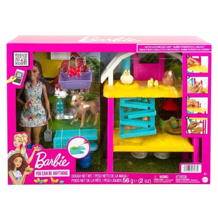 Barbie Farma radosnych kurek Zestaw + lalka