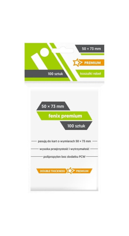 Koszulki Fenix Premium 50x73 (100sztuk) REBEL