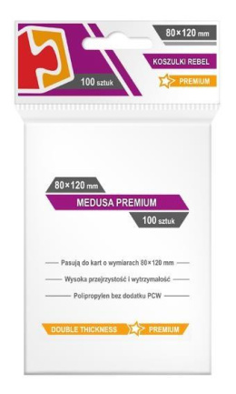 Koszulki Medusa Premium 80x120 (100szt) REBEL