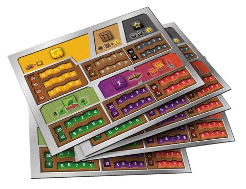 Terraformacja Marsa - zestaw 5 plansz graczy REBEL