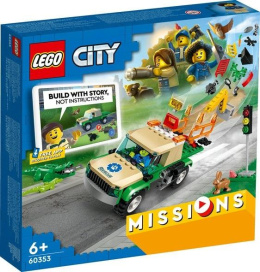 Lego CITY 60353 Misje ratowania dzikich zwierząt