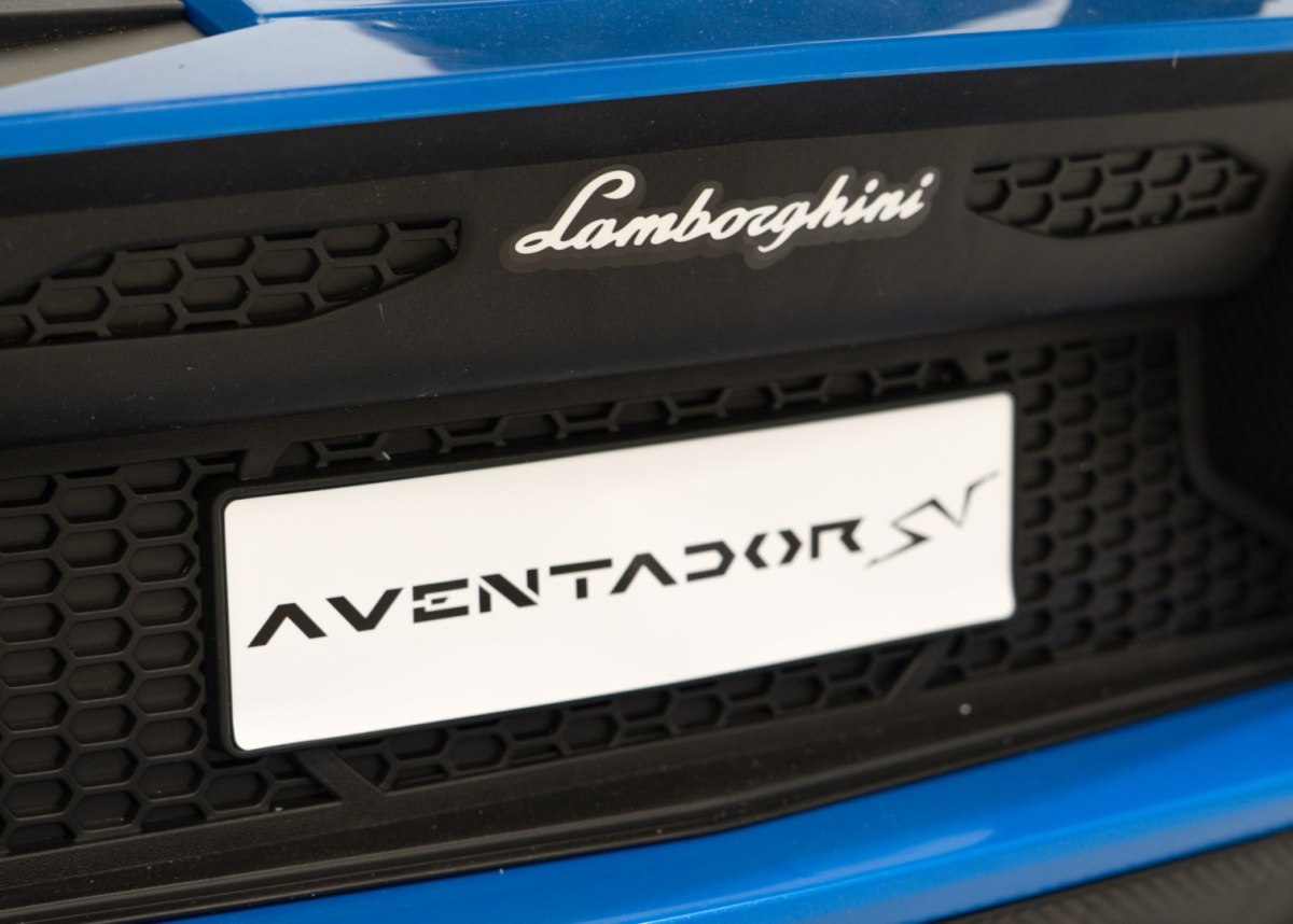 Pojazd Lamborghini Aventador SV Niebieski