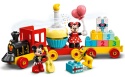 Lego DUPLO Urodzinowy pociąg myszek Miki i Minnie