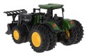 Zielony Traktor z Turem dla dzieci 3+ Model 1:24 + Ruchome elementy + 8 Kół + Tylny hak