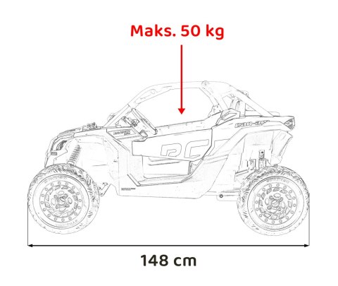 Pojazd Buggy Maverick Turbo RR Zielony Pojazd Buggy Maverick Turbo RR Zielony