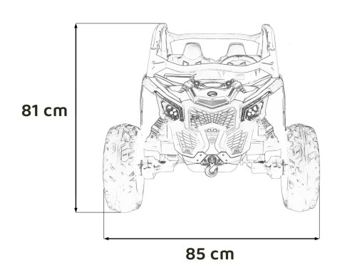 Pojazd Buggy Maverick Turbo RR Zielony Pojazd Buggy Maverick Turbo RR Zielony