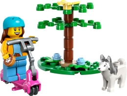 LEGO 30639 Wybieg dla psów i hulajnoga