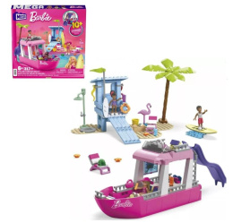 Barbie Mega Klocki Wymarzoną łódź Malibu HPN79