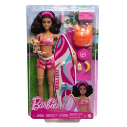 Barbie Surferka Lalka i akcesoria HPL69