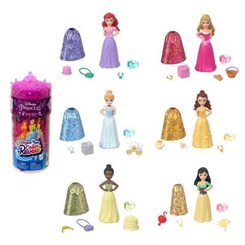 Disney Princess Księżniczka Color Reveal mix