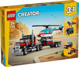 Lego CREATOR 31146 Ciężarówka z platformą i hel...
