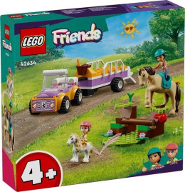 Lego FRIENDS 42634 Przyczepka dla konia i kucyka