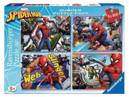 Puzzle 4x100 Spider Man Bumper Pack