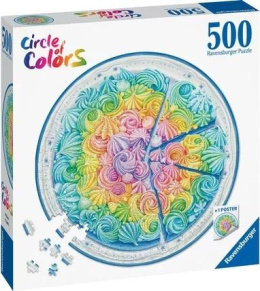 Puzzle 500 Paleta kolorów: ciacho