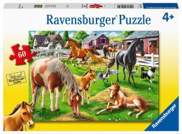Puzzle 60 Szczęśliwe konie