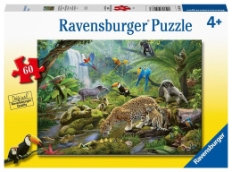 Puzzle 60 Zwierzęta z lasu tropikalnego