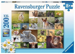Puzzle dla dzieci 200 Zwierzątka