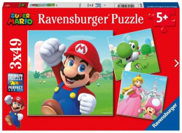 Puzzle dla dzieci 3x49 Super Mario