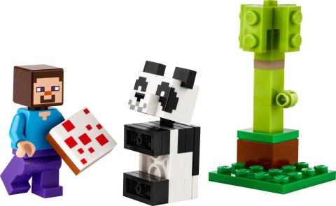 LEGO 30672 Minecraft Steve i mała panda