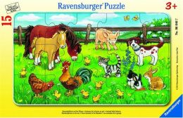 Puzzle 15 Zwierzęta domowe