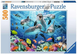Puzzle 500 Delfiny