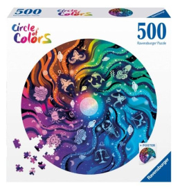 Puzzle 2D 500 Paleta kolorów. Astronomia