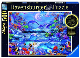 Puzzle 500 Świecące - Magiczny świat