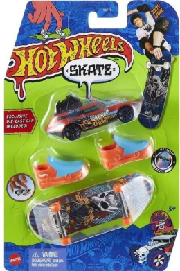 Hot Wheels Skate Deskorolka + buty + auto HNG55
