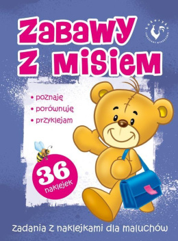 Zabawy z misiem - Zadania z naklejkami