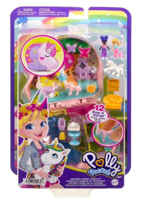 Polly Pocket. Unicorn Forest Compact HCG20