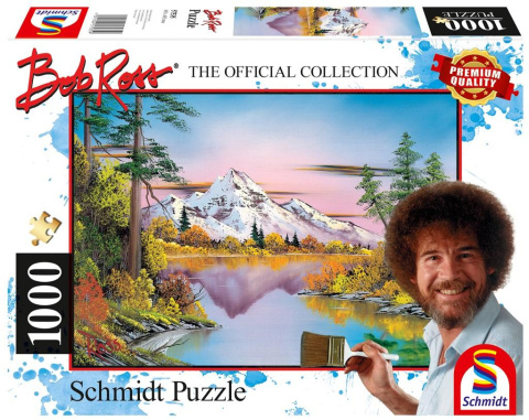 Puzzle 1000 Bob Ross, Odbicie w tafli wody