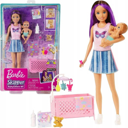 Barbie Skipper zestaw opiekunka HJY34