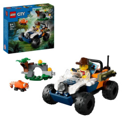 LEGO(R) CITY 60424 Quad badacza dżungli z pandą czer