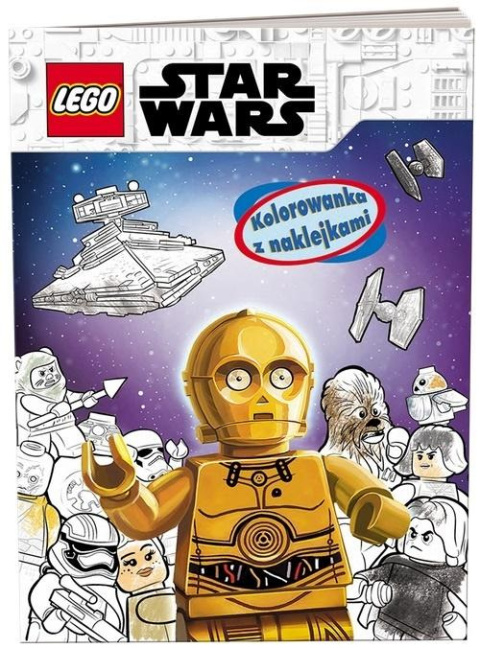 LEGO Star Wars. Kolorowanka z naklejkami