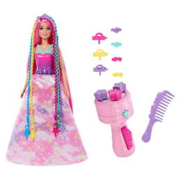 Barbie Dreamtopia Księżniczka Zakręcone pasemka