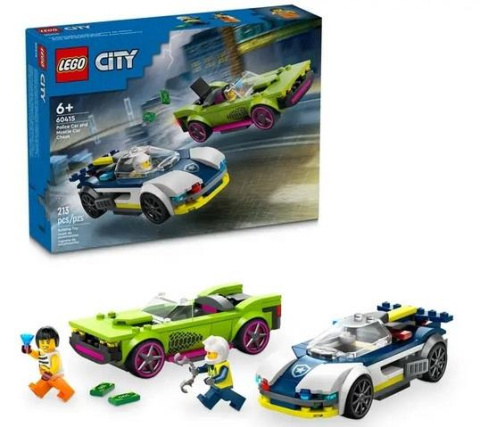 LEGO(R) CITY 60415 (6szt) Pościg radiowozu za muscle