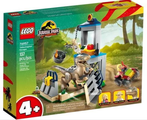 LEGO(R) JURRASIC WORLD 76957 (6szt) Ucieczka welocir